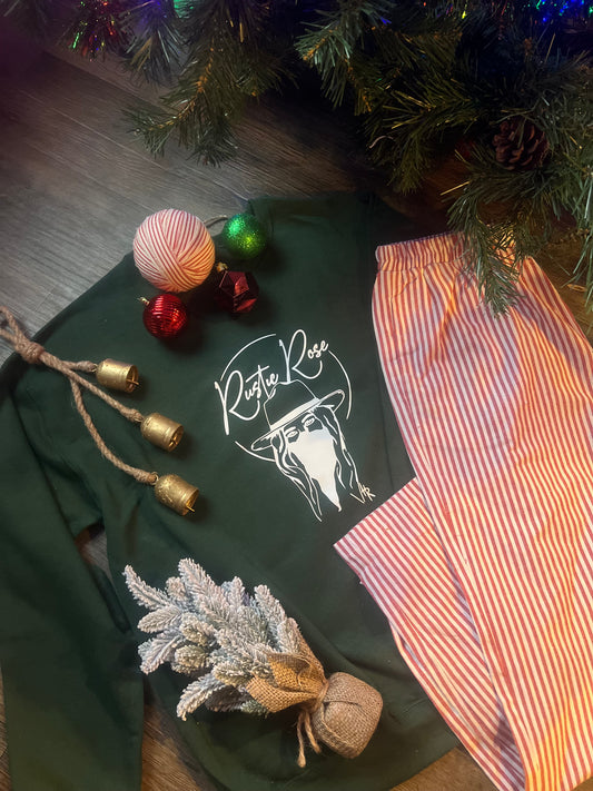 Green Crew Neck